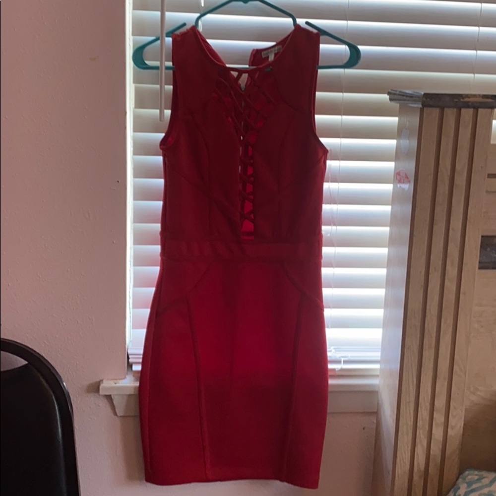 Red dress